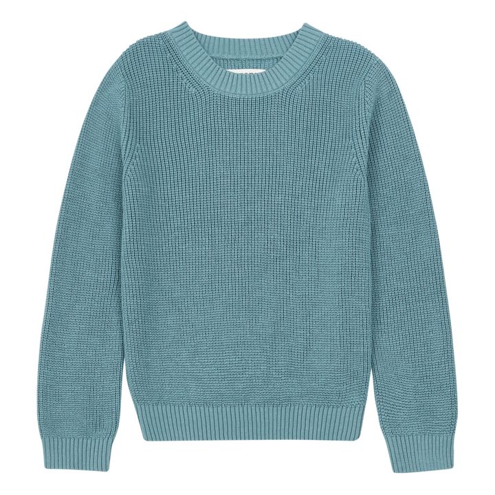 Jersey de algodón orgánico Azul Claro- Imagen del producto n°0