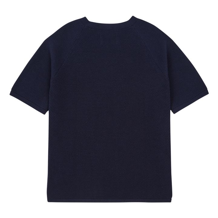 Camisetade algodón orgánico Azul Marino- Imagen del producto n°3