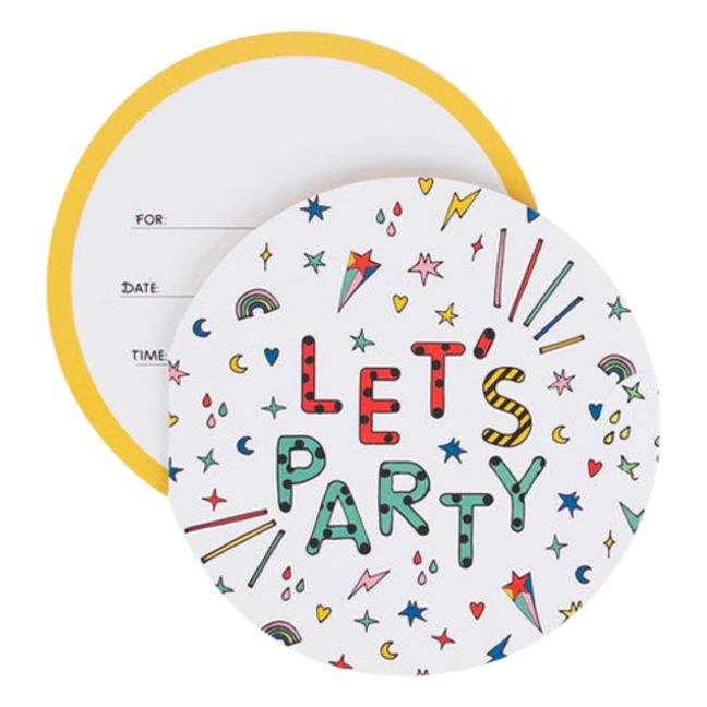 Happy Birthday Invitations - Set of 8