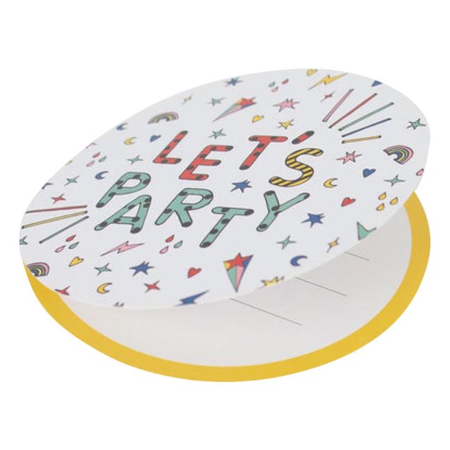 Happy Birthday Invitations - Set of 8