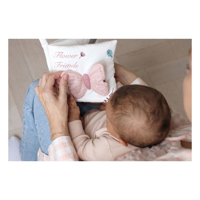 Livre en tissu Pressed Leaves Rose