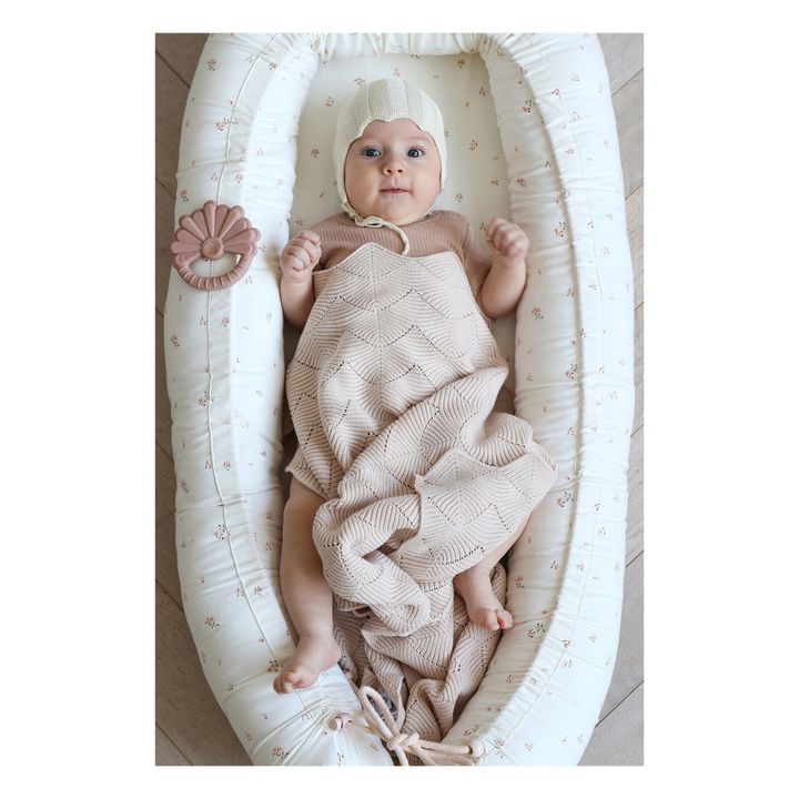 Materasso per neonato in cotone bio, modello: Poppies- Immagine del prodotto n°1