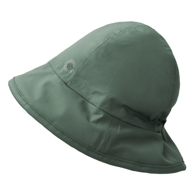 Recycled Polyester Waterproof Hat Blue Green