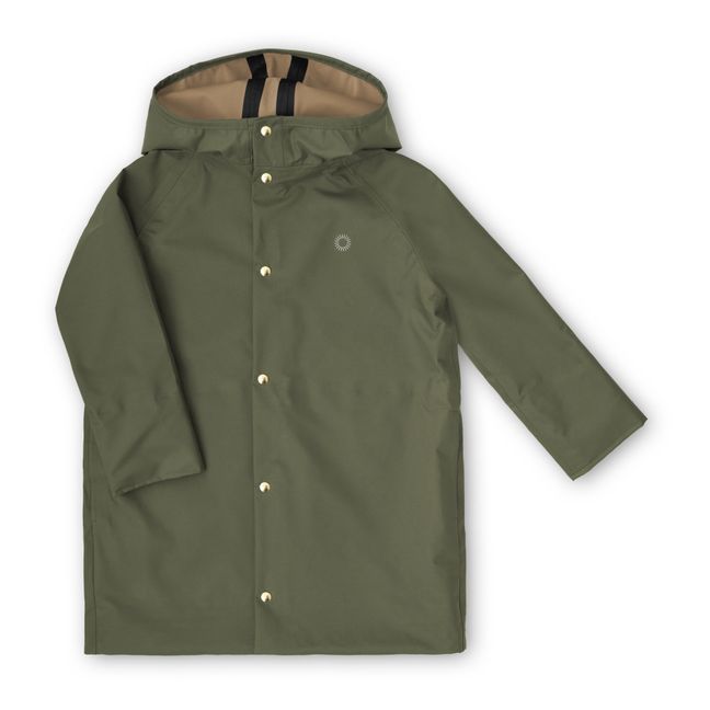 MacKintosh Recycled Polyester Coat Green