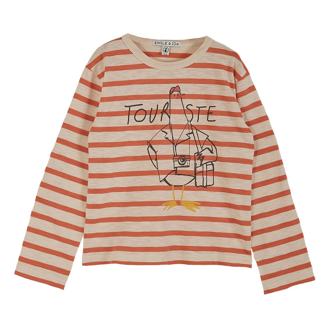 Organic Cotton Striped Tourist T-shirt 