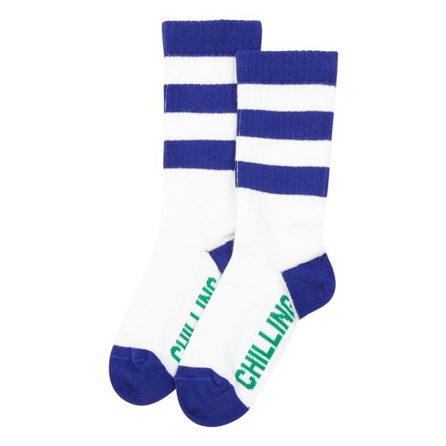 Chilling Homies Socks - Set of 2 | White
