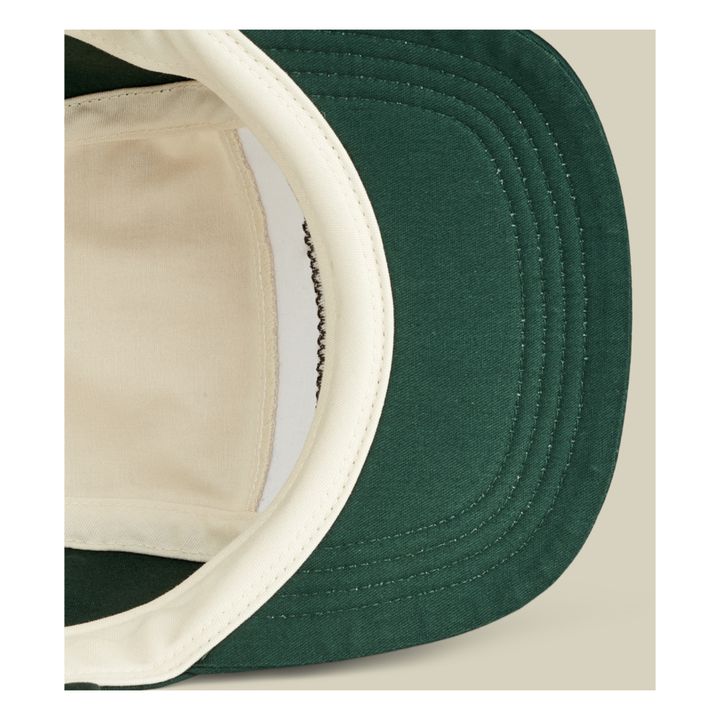 Organic Cotton Opal Cap | Dark green- Product image n°1