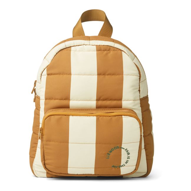 Sage Recycled Polyester Backpack Caramello