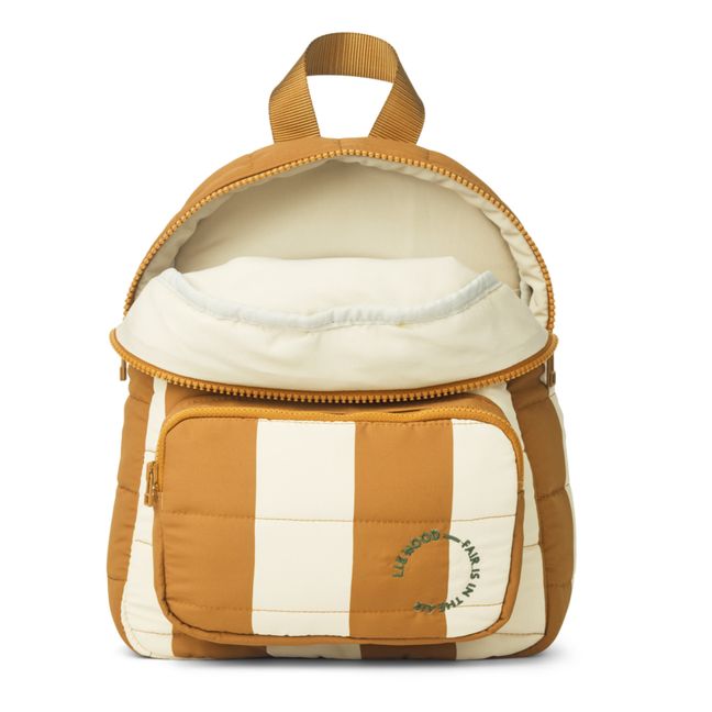 Sage Recycled Polyester Backpack Caramel