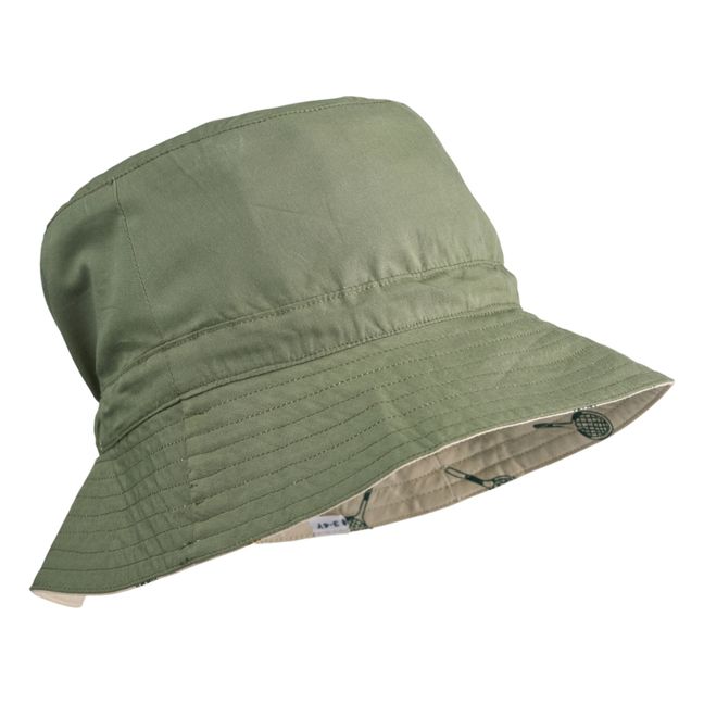Sander Organic Cotton Reversible Anti-UV Bucket Hat Seidenfarben