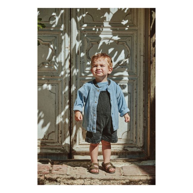 Prune Organic Cotton Denim Overalls | Black