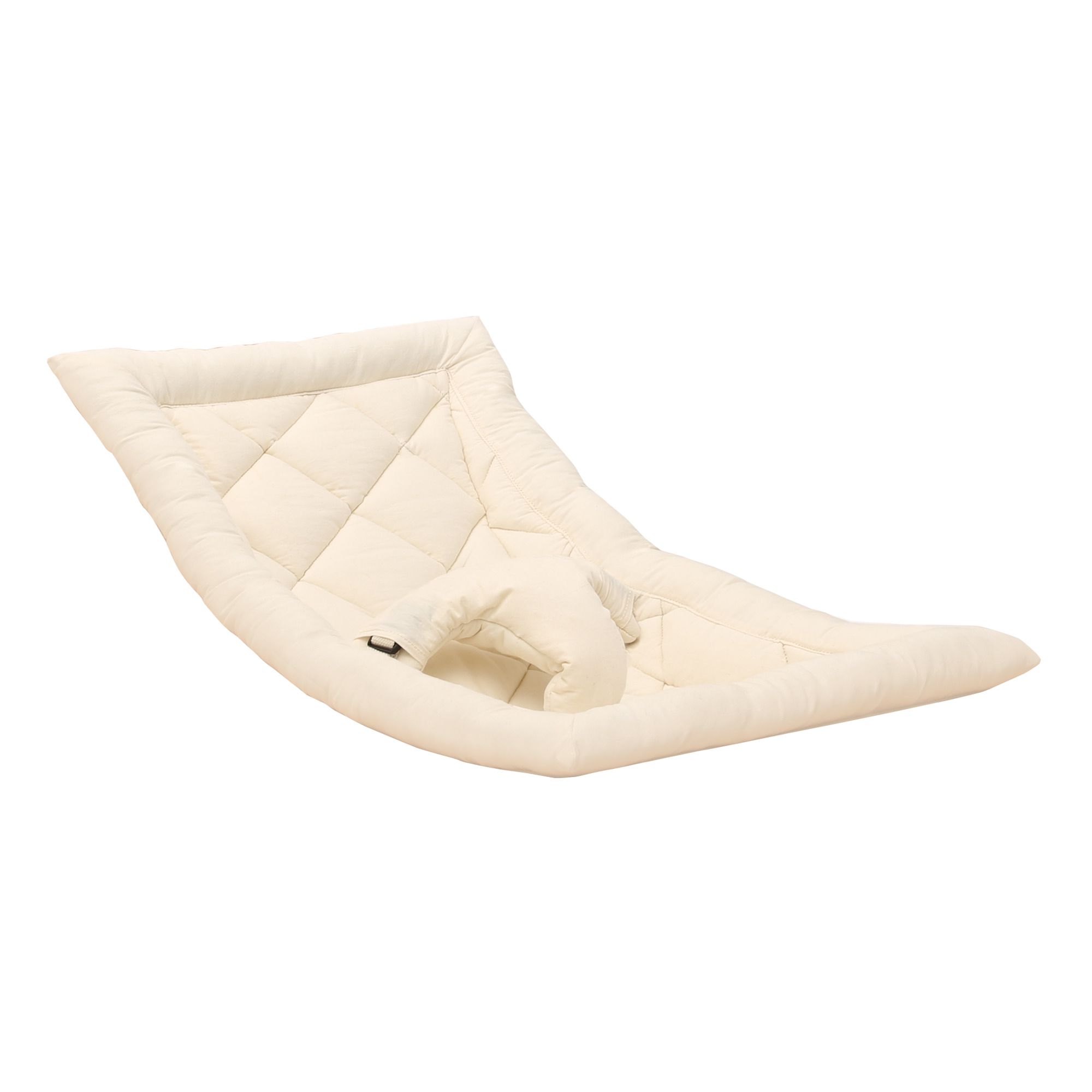Assise En Coton Bio Pour Transat Levo Blanc Charlie Crane Design Bebe Smallable