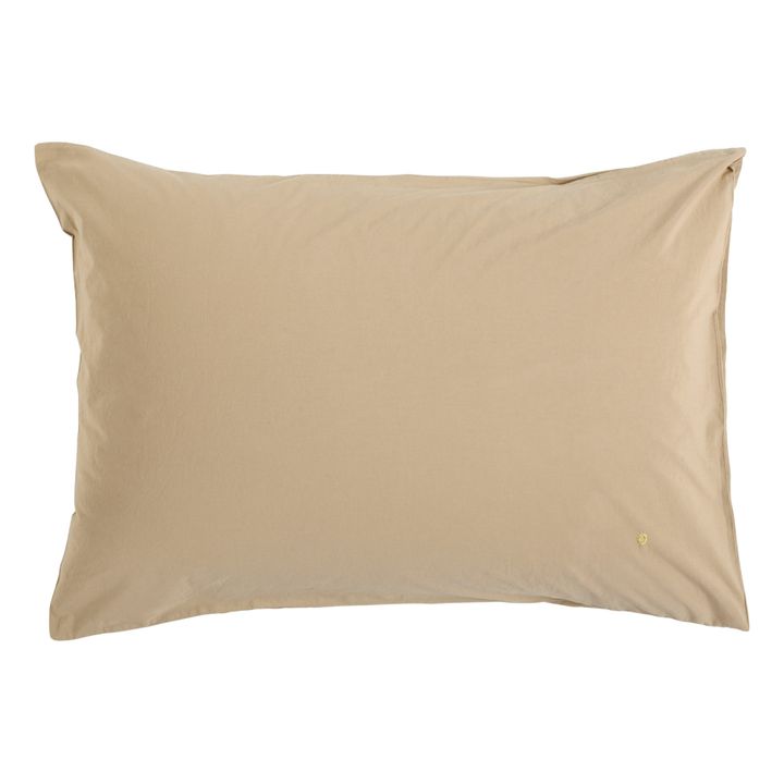 Céleste Organic Cotton Pillowcase | Beige- Product image n°0