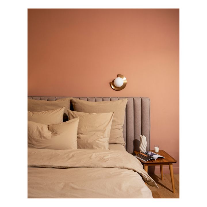 Céleste Organic Cotton Pillowcase | Beige- Product image n°1