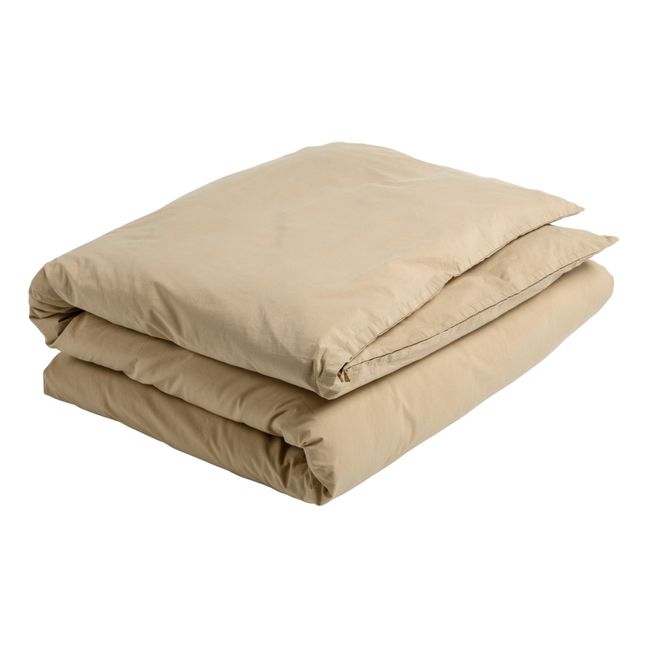 Céleste Organic Cotton Duvet Cover | Beige