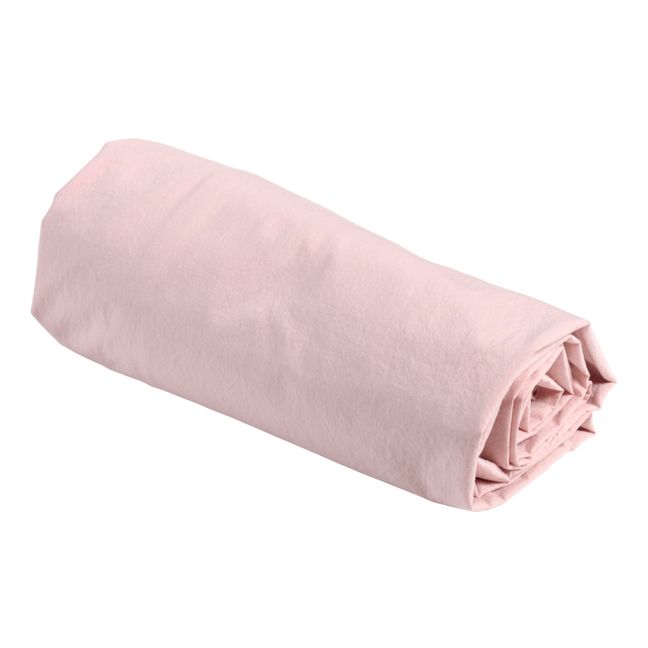 Lenzuolo con angoli Céleste, in cotone biologico | Rosa incarnato