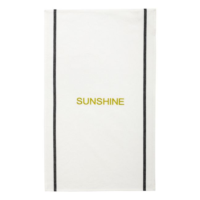 Sunshine Tea Towel Ecru