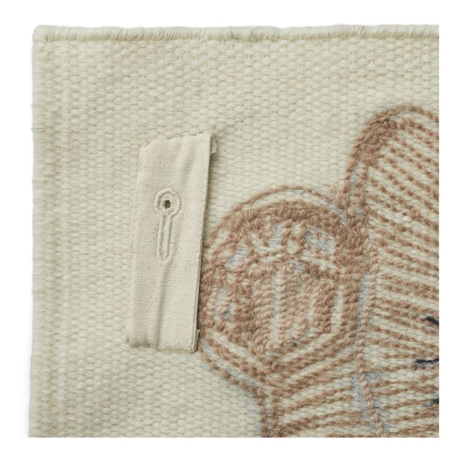 Tappeto da parete, modello: Gera, in lana e cotone | Rosa