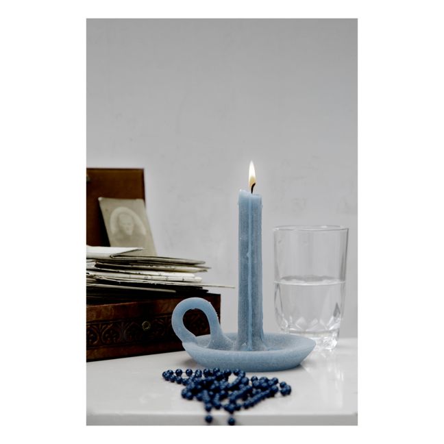 Tallow Candle Petrol blue