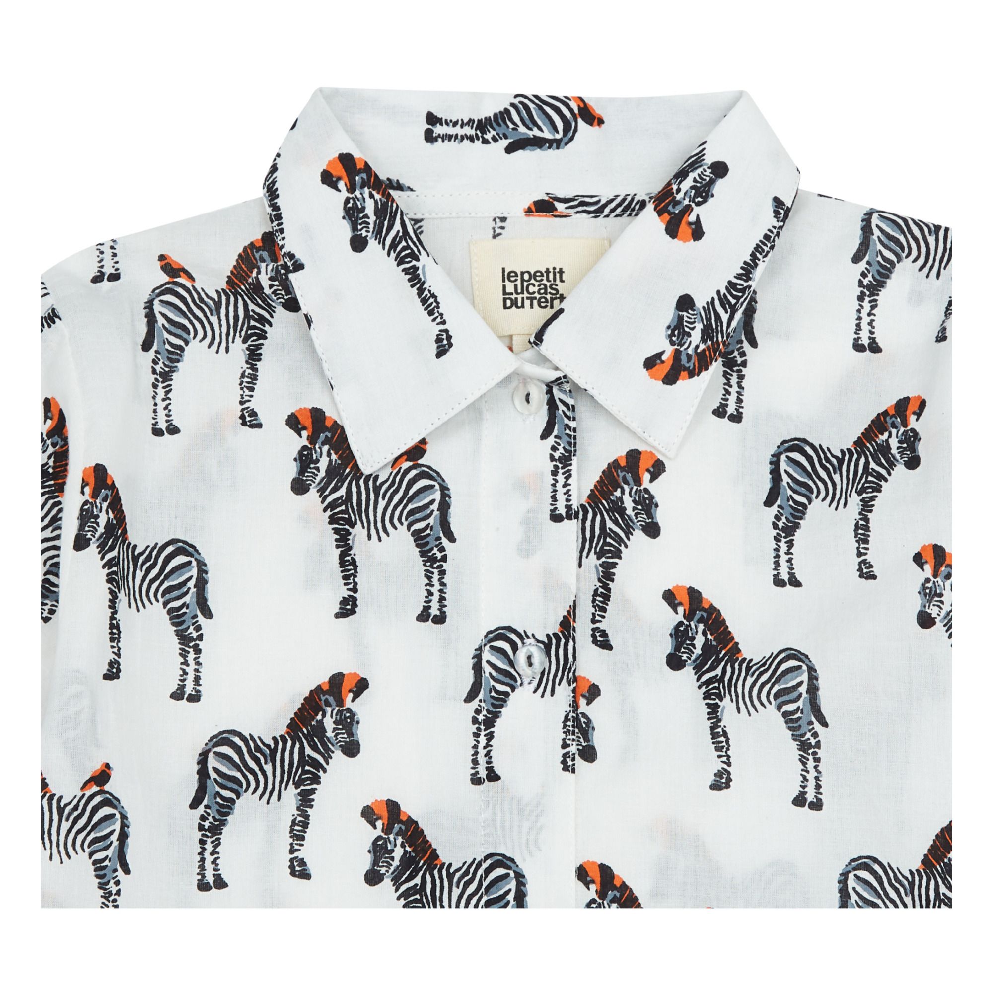 Exclusive Collaboration Le Petit Lucas du Tertre x Smallable - Zebra Pyjamas Ecru- Product image n°2