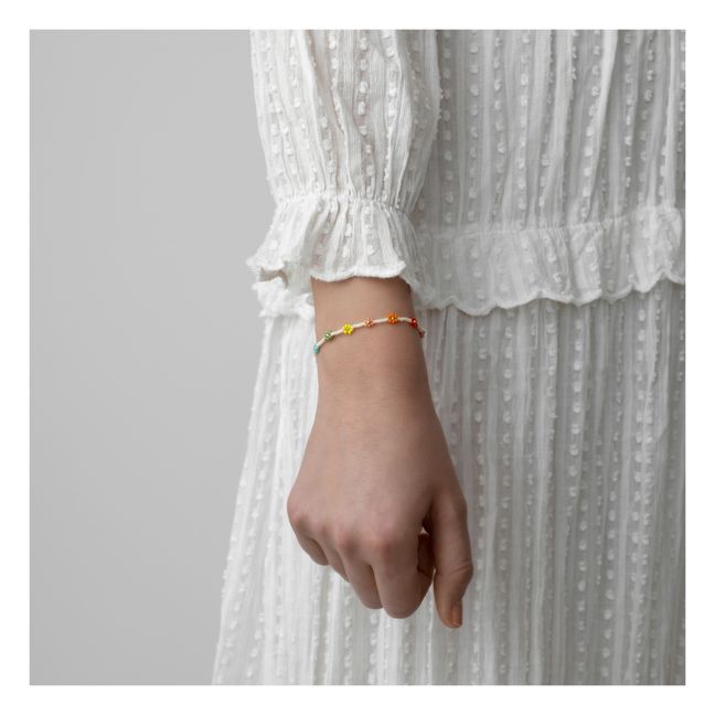 Flower Power Bracelet | White