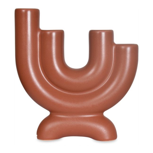 Ceramic Candle Holder | Terracotta
