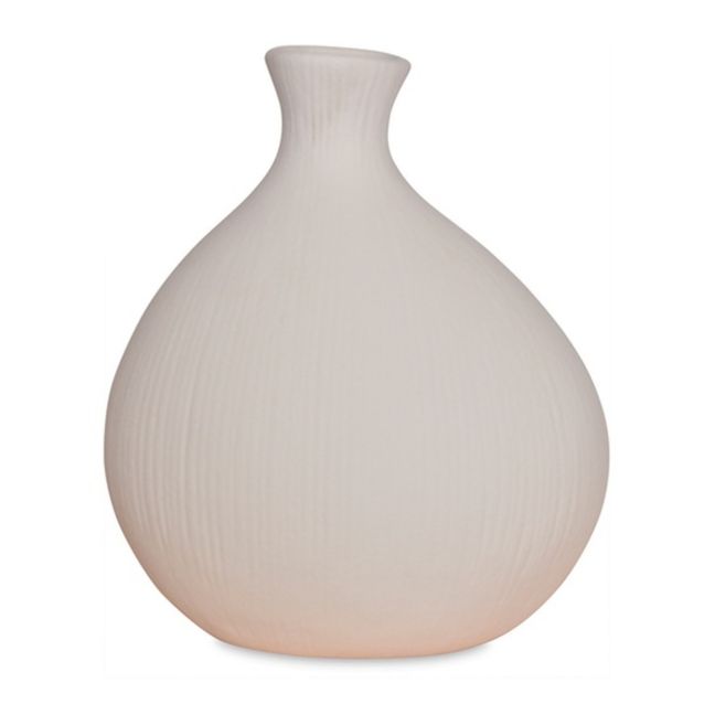 Vaso in ceramica, a forma di bolla | Bianco