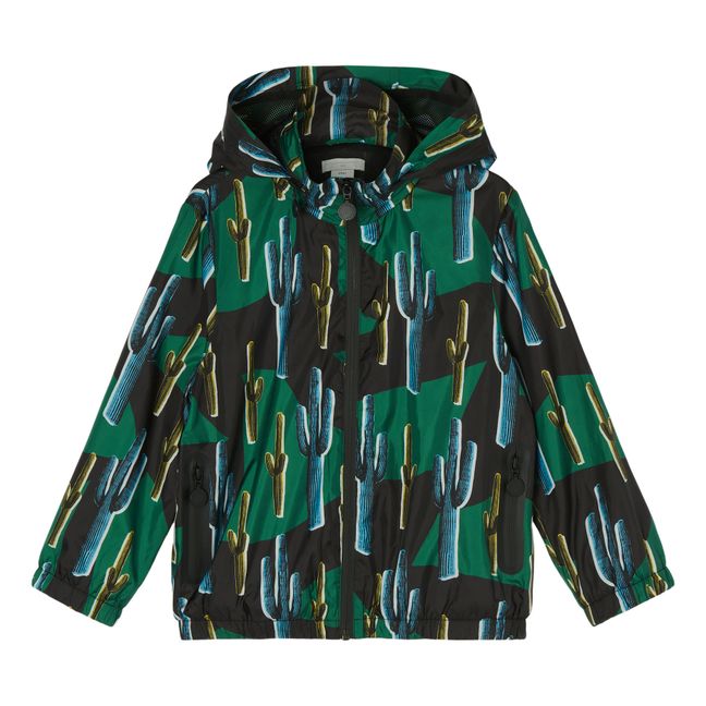 Recycled Polyester Camo Jacket Green