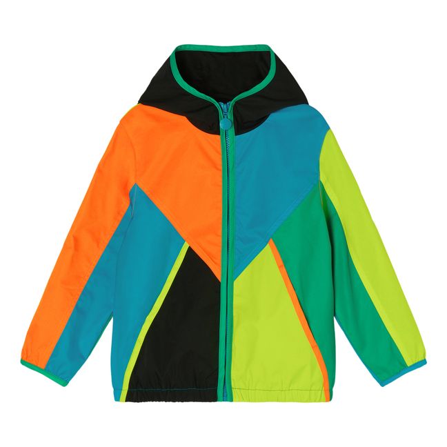 Recycled Polyester Colourblock Jacket - Active Wear Collection - Multicoloured