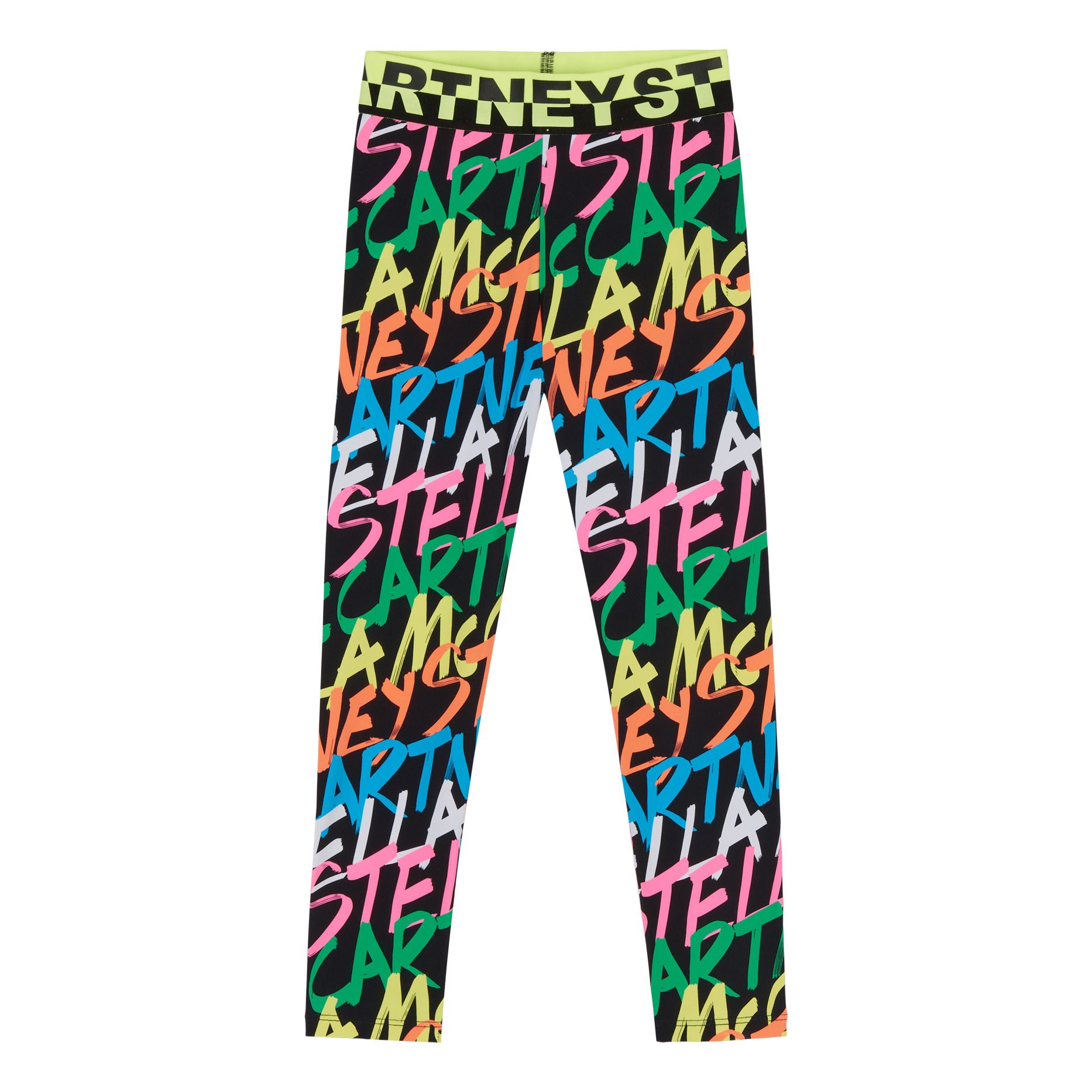 Recycled Polyamide Logo Leggings - Active Wear Collection - Black- Product image n°0
