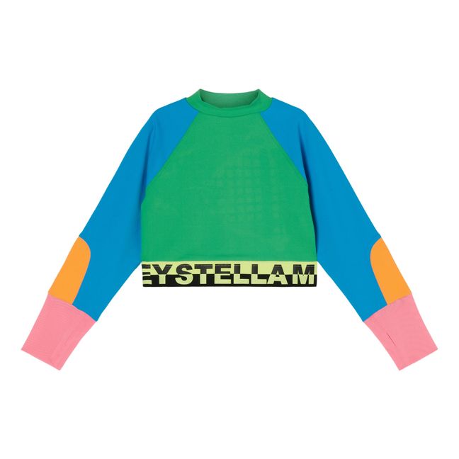 T-shirt Colorblock Recyclé - Collection Active Wear - Vert