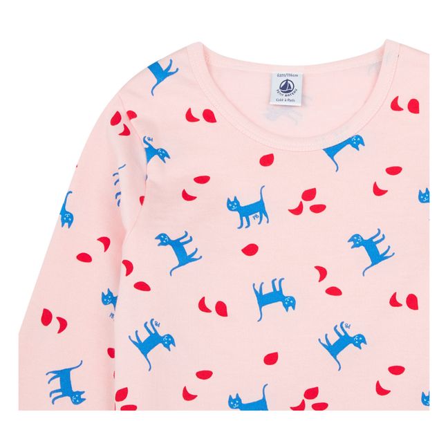 Blonde Organic Cotton Pyjamas Pink