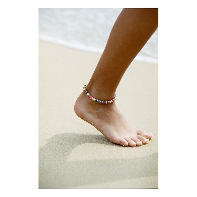 Holiday Ankle Bracelet Pink