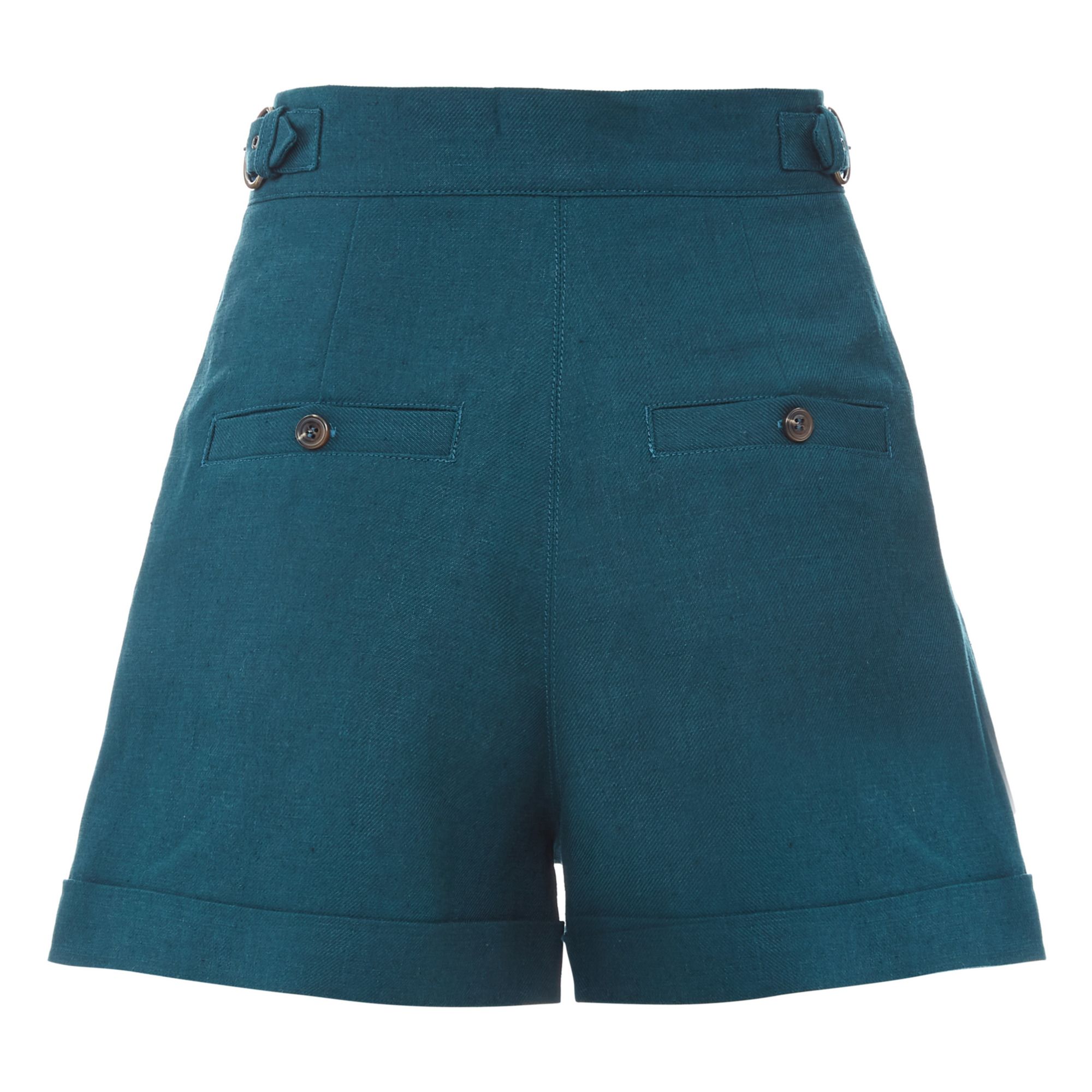 Prince Linen Twill Shorts Emerald green 