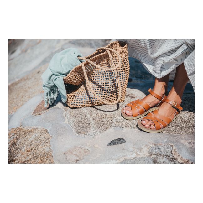 Classic Leather Waterproof Sandals | Natural