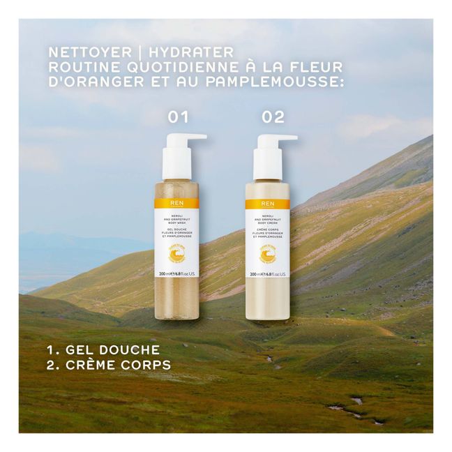 Gel douche fleur d'oranger et pamplemousse - 200 ml