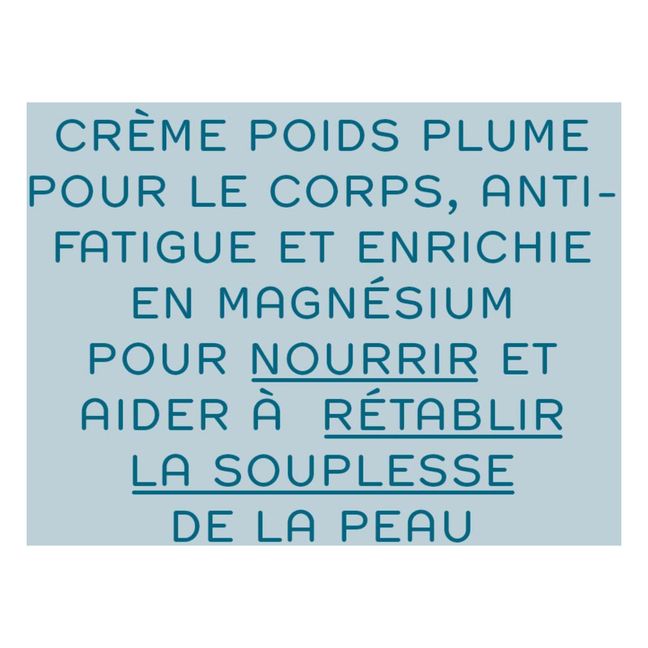 Crème corps énergisante Ocean Plastic - 200 ml