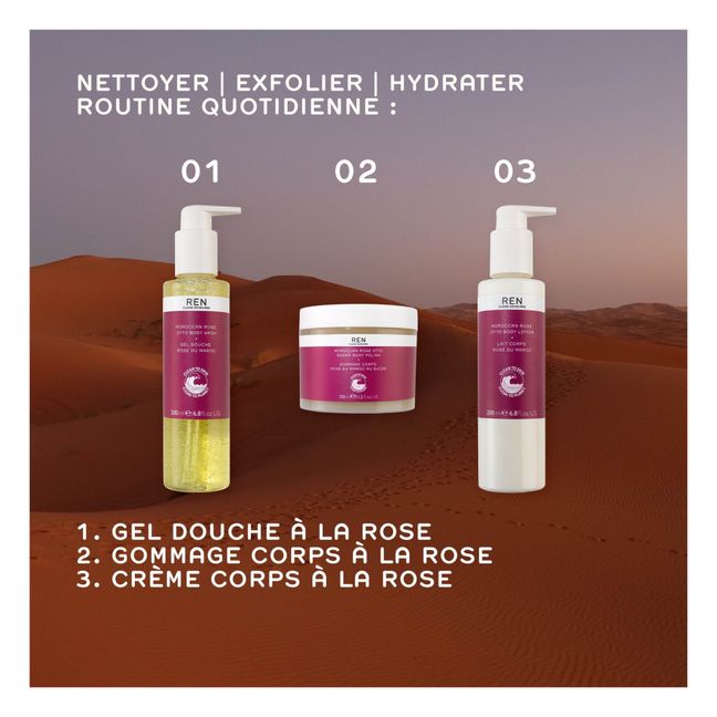 Lait corps apaisant à la Rose du Maroc - 200 ml