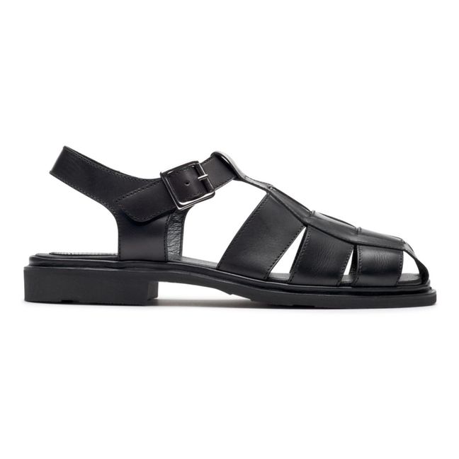 Iberis Smooth Sandals | Nero