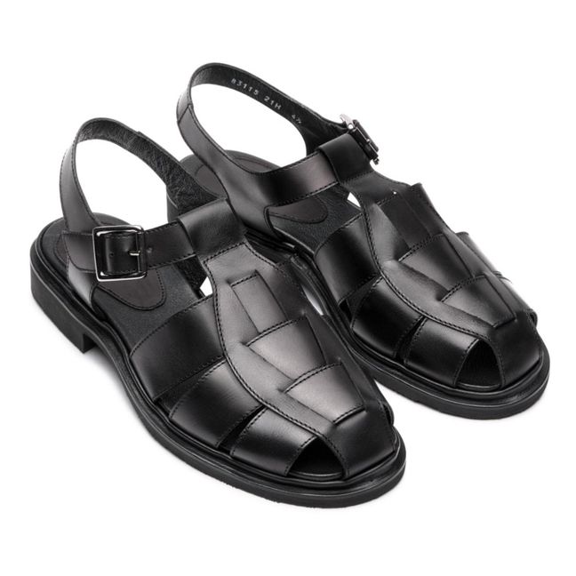 Iberis Smooth Sandals | Negro