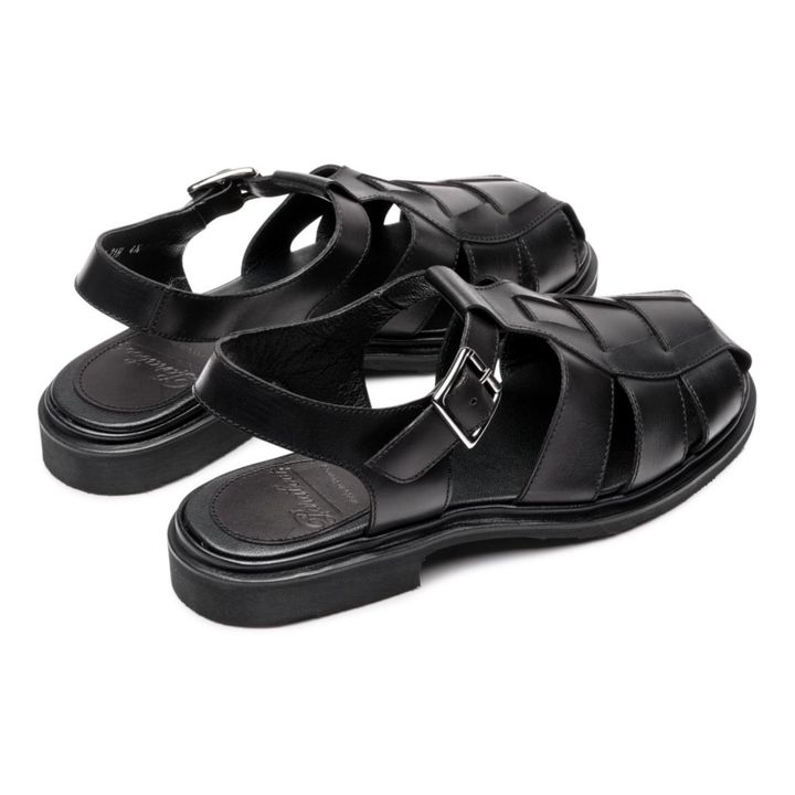 Iberis Smooth Sandals | Negro- Imagen del producto n°4