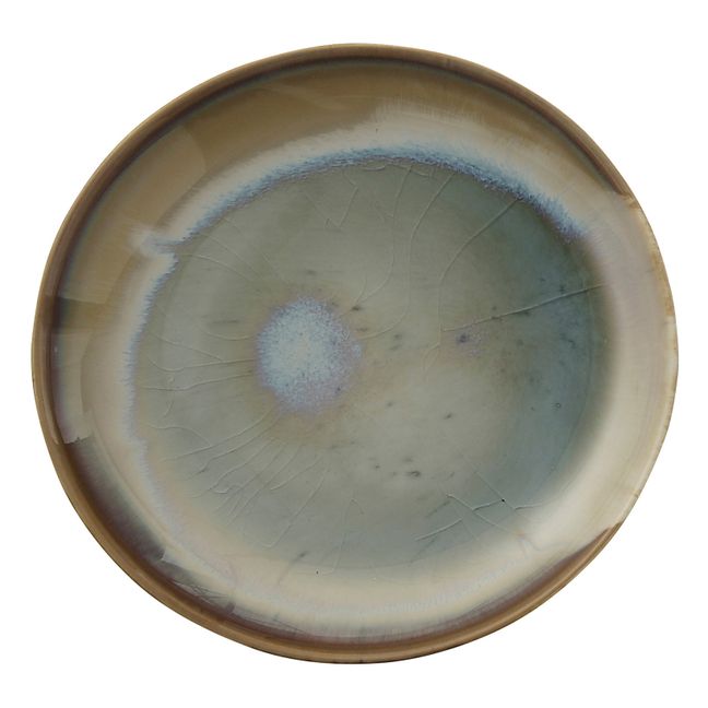 Heather Ceramic Plate - D21 cm | Grey-green
