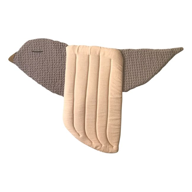 Decorative Linen Bird | Korallenfarben