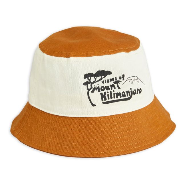 Organic Cotton Kilimanjaro Bucket Hat Brown