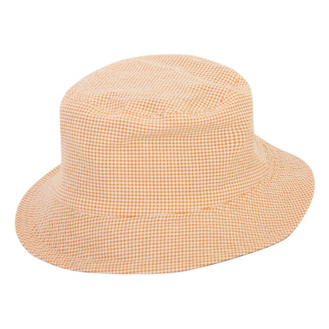 Nino Gingham Bucket Hat Pink