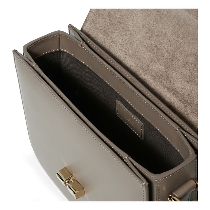 Polène  Bag - Numéro UnMicro - Taupe Textured Leather