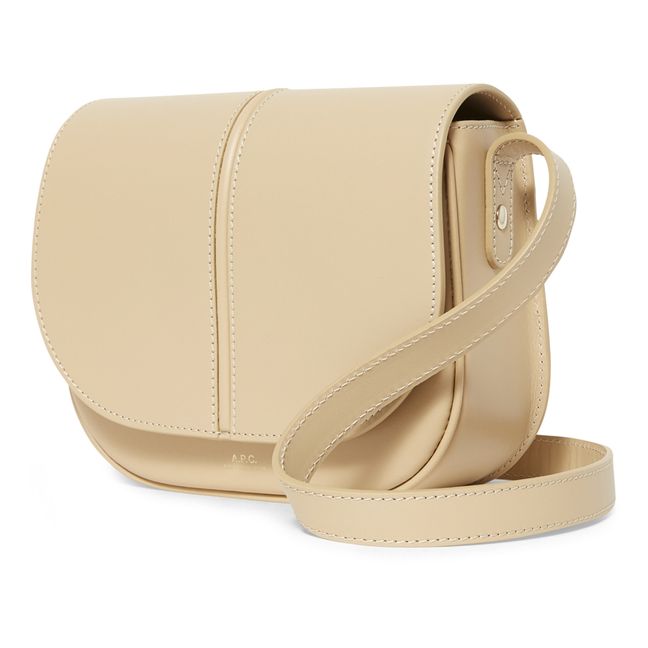 Betty Smooth Leather Bag Beige