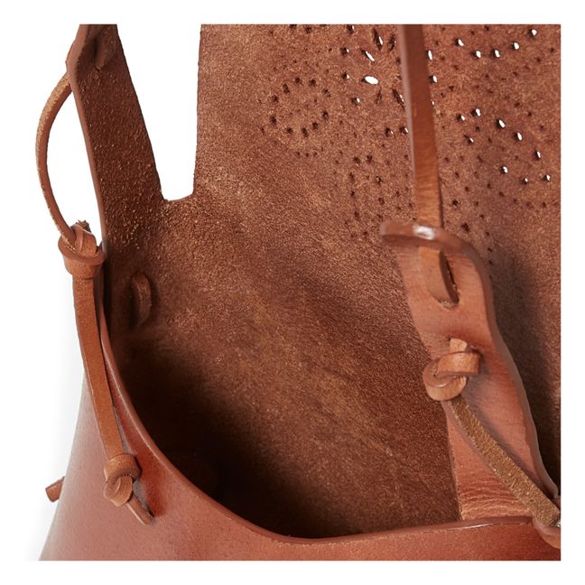 Joan Leather Shoulder Bag Caramel