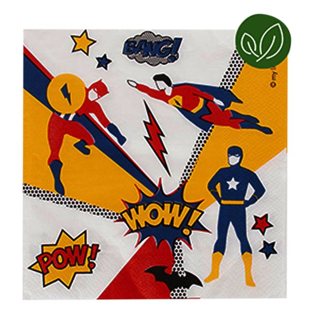 Serviettes en papier Super-Héros - Lot de 20