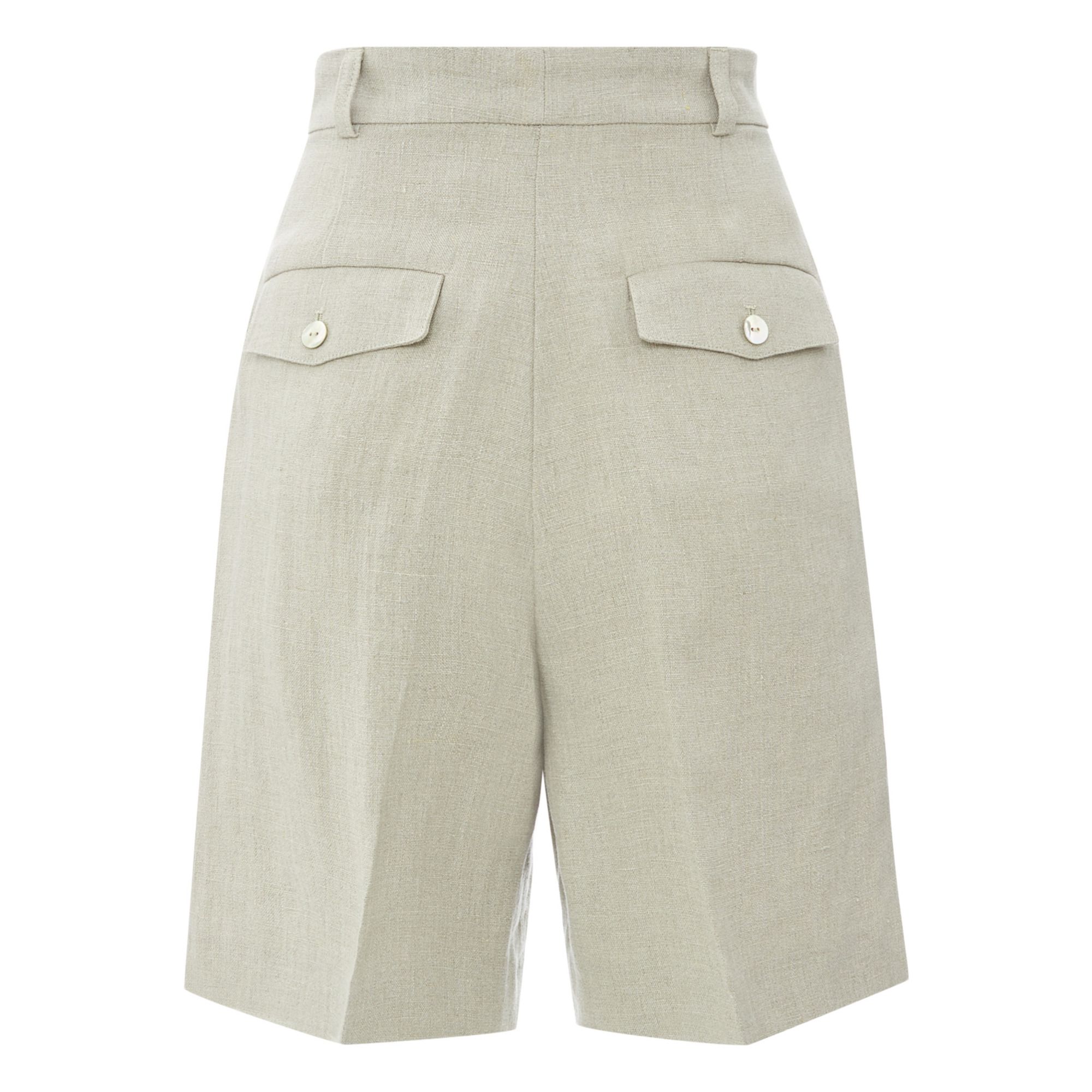 pleated bermuda shorts womens